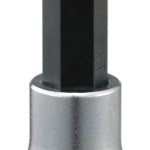 Насадка (бита) впресованная в головку 1/2", TORX, T20, L = 80 мм KING TONY 403320