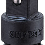 Переходник ударный F1/2"х M3/4", с шариковым фиксатором KING TONY 4866P
