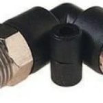 Фитинг RF-SPL10-02 угловой для пластиковых трубок 10 мм с наружной резьбой 1/4" ROCKFORCE