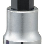 Насадка-бита впресованная в головку 1/2", HEX, 17 мм, L = 60 мм KING TONY 402517